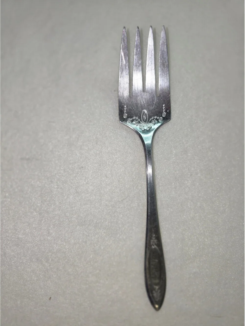 Oneida Community Plate Adam 1917 Silverplate Luncheon Fork 7 Inch